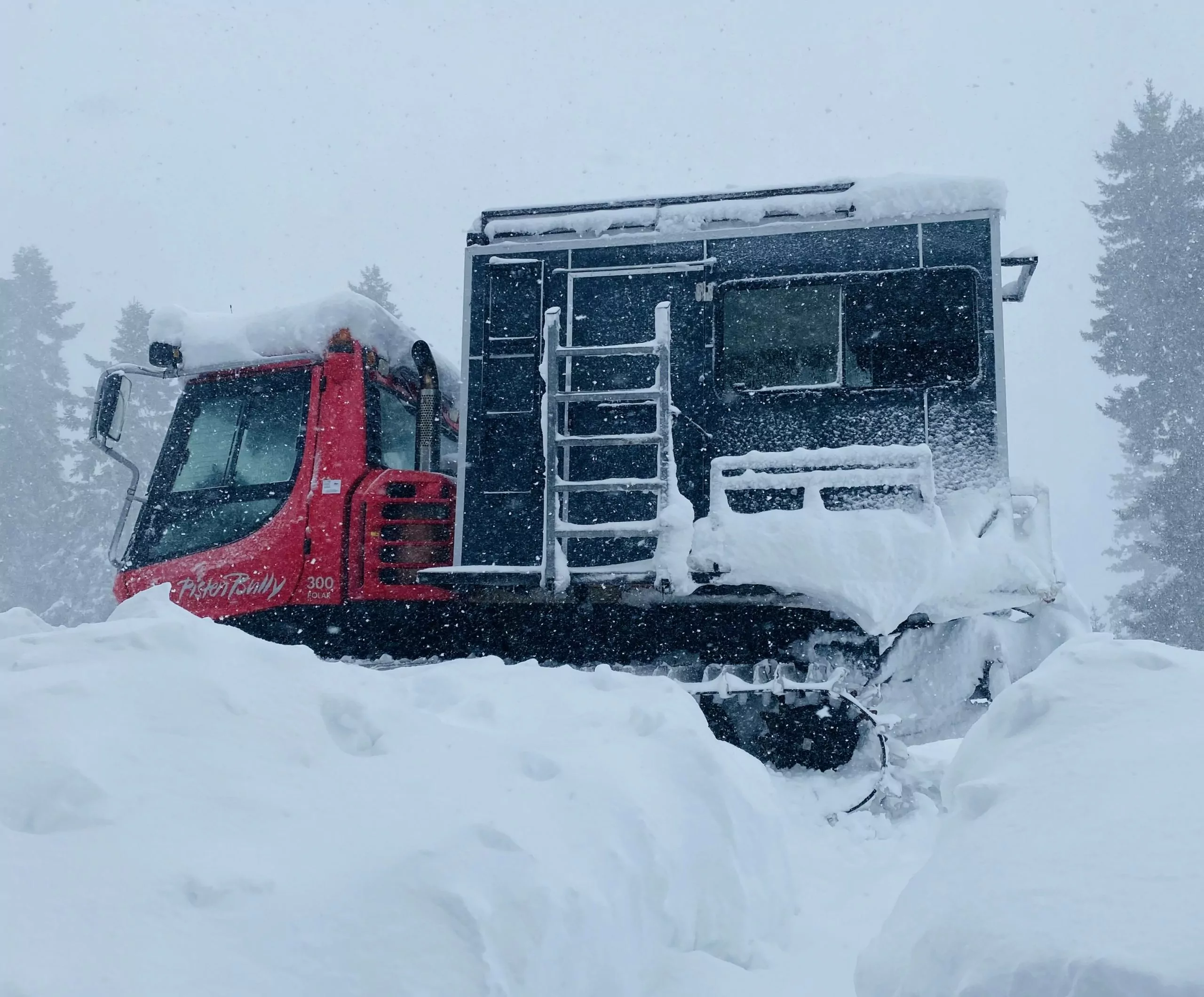 A Catskiing Georgia snowcat in Bakhmaro